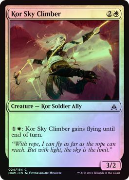Kor Sky Climber 024/184 - Foil Oath of the Gatewatch Foil Singles