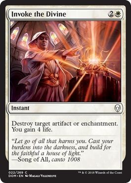 Invoke the Divine 022/269 Dominaria Singles