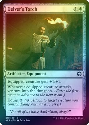 Delver&#39;s Torch 010/281 - Foil Adventures in the Forgotten Realms Foil Singles