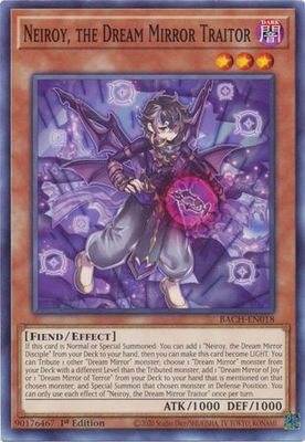 Neiroy, the Dream Mirror Traitor - BACH-EN018 - Common 1st Edition Battle of Chaos 1st Edition Singles *Espanol*