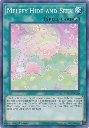 Melffy Hide-and-Seek - MP21-EN140 - Common 1st Edition 2021 Mega-Tin: Ancient Battles 1st Edition Singles