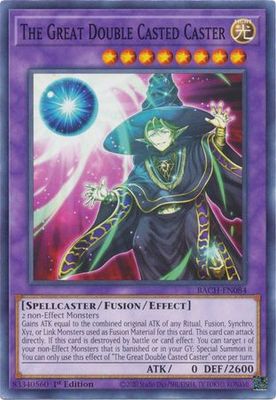 The Great Double Casted Caster - BACH-EN084 - Common 1st Edition Battle of Chaos 1st Edition Singles