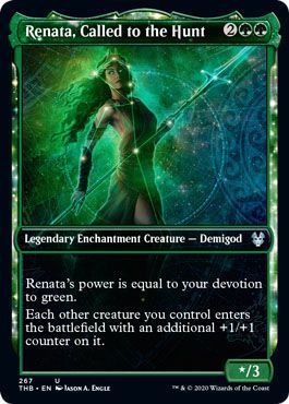 Renata, Called to the Hunt 267/254 - Alternate Showcase Theros: Beyond Death Singles