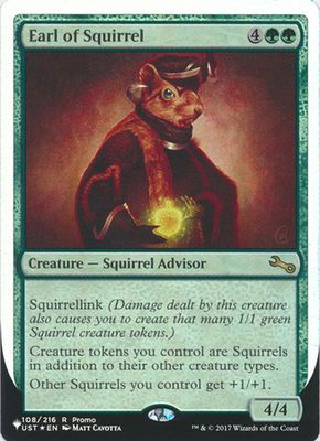 Earl of Squirrel 108/216 - Foil - The List The List Singles