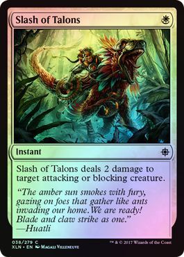Slash of Talons 038/279 - Foil Ixalan Foil Singles (Español)