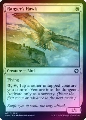 Ranger&#39;s Hawk 037/281 - Foil Adventures in the Forgotten Realms Foil Singles