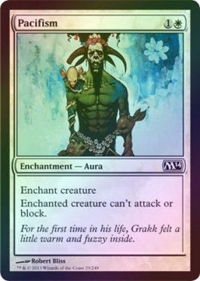 Pacifism 25/249 - Foil Magic 2014 (M14) Foil Singles