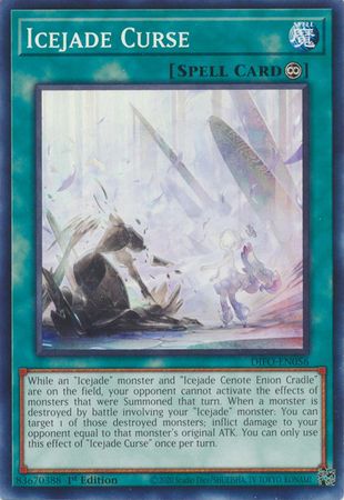 (Membresia) Icejade Curse - DIFO-EN056 - Common 1st Edition Dimension Force 1st Edition Singles (espanol)