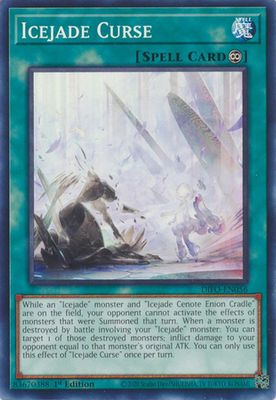Icejade Curse - DIFO-EN056 - Common 1st Edition Dimension Force 1st Edition Singles