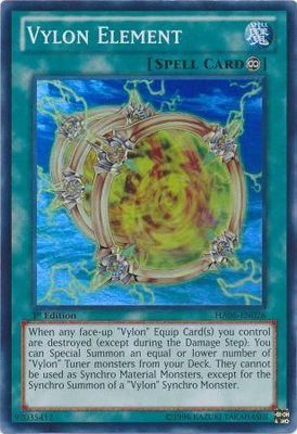 Vylon Element - HA06-EN026 - Super Rare 1st Edition Hidden Arsenal 6: Omega Xyz 1st Edition Singles