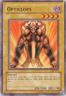 Opticlops - SKE-012 - Common Unlimited Starter Deck: Kaiba Evolution [SKE] Unlimited Singles