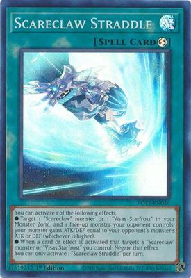 Scareclaw Straddle - POTE-EN059 - Super Rare 1st Edition Power of the Elements 1st Edition Singles