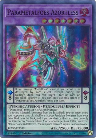 Parametalfoes Azortless - BLVO-EN039 - Super Rare 1st Edition Blazing Vortex 1st Edition Singles