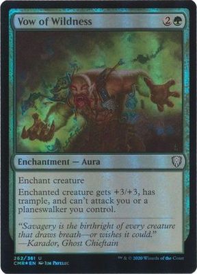 Vow of Wildness 262/361 - Foil Commander Legends Foil Singles