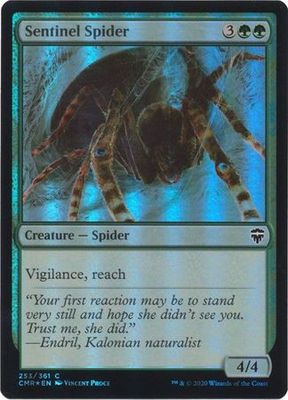 Sentinel Spider 253/361 - Foil Commander Legends Foil Singles