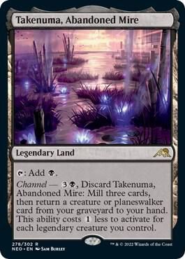 SJ Takenuma, Abandoned Mire - Kamigawa: Neon Dynasty (NEO) Kamigawa: Neon Dynasty *Espanol*