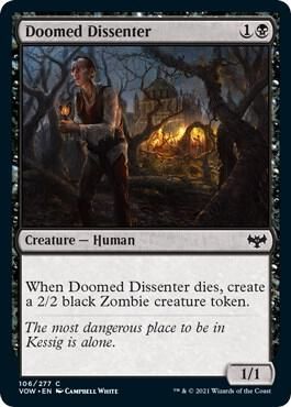 GA Doomed Dissenter - Innistrad: Crimson Vow (VOW) Innistrad: Crimson Vow Foil