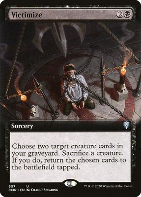 GA Victimize (Extended Art) - Commander Legends (CMR) Commander Legends
