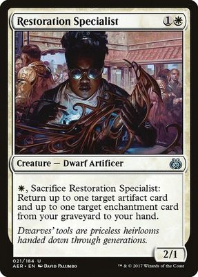 Restoration Specialist 021/184 - Aether Revolt (AER)