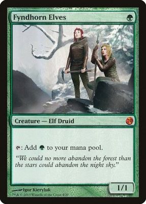 SJ Fyndhorn Elves - From the Vault: Twenty (V13) From the Vault: Twenty Foil
