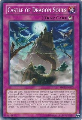 Castle of Dragon Souls - SDBE-EN033 - Common Unlimited Saga of Blue-Eyes White Dragon Unlimited Singles