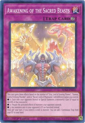 Awakening of the Sacred Beasts - SDSA-EN035 - Common 1st Edition Structure Deck: Sacred Beasts 1st Edition Singles