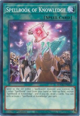 Spellbook of Knowledge - SDCH-EN023 - Common 1st Edition Spirit Charmers [SDCH] 1st Edition Singles