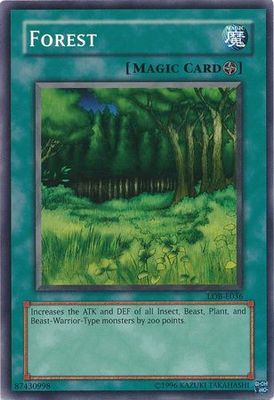 Forest (Spell) - LOB-046 - Common Unlimited Legend Of Blue Eyes White Dragon [LOB] Unlimited Singles