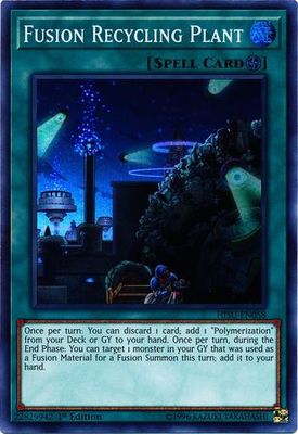 Fusion Recycling Plant - HISU-EN058 - Super Rare 1st Edition Hidden Summoners Singles (español)