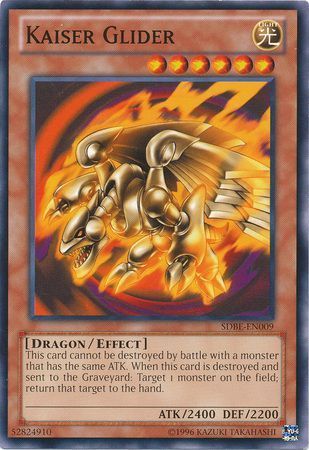 Kaiser Glider - SDBE-EN009 - Common Unlimited Saga of Blue-Eyes White Dragon Unlimited Singles