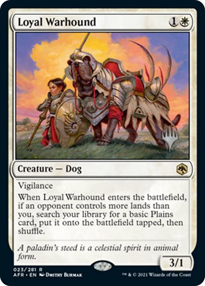 GA Loyal Warhound - Promo Pack: Adventures in the Forgotten Realms (PPAFR) Promo Pack: Adventures in the Forgotten Realms Foil