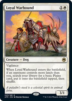 GA Loyal Warhound - Promo Pack: Adventures in the Forgotten Realms (PPAFR) Promo Pack: Adventures in the Forgotten Realms Foil