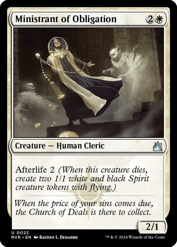 GA Ministrant of Obligation - Ravnica Remastered (RVR) Ravnica Remastered Foil