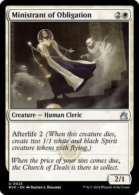 GA Ministrant of Obligation - Ravnica Remastered (RVR) Ravnica Remastered Foil