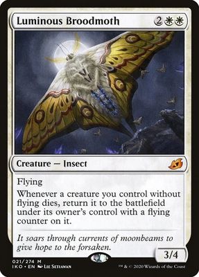 SJ Luminous Broodmoth - Ikoria: Lair of Behemoths (IKO) Ikoria: Lair of Behemoths Foil