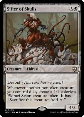 GA Sifter of Skulls (Ripple Foil) - Commander: Modern Horizons 3 (M3C) Commander: Modern Horizons 3 Foil