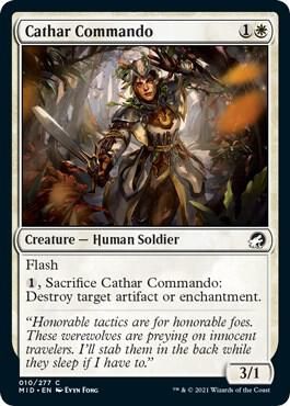 GA Cathar Commando - Innistrad: Midnight Hunt (MID) Innistrad: Midnight Hunt