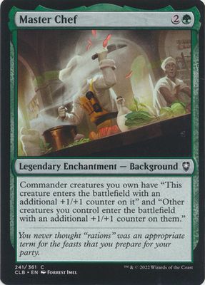 Master Chef 241/361 Commander Legends: Battle for Baldur&#39;s Gate Singles (Español)