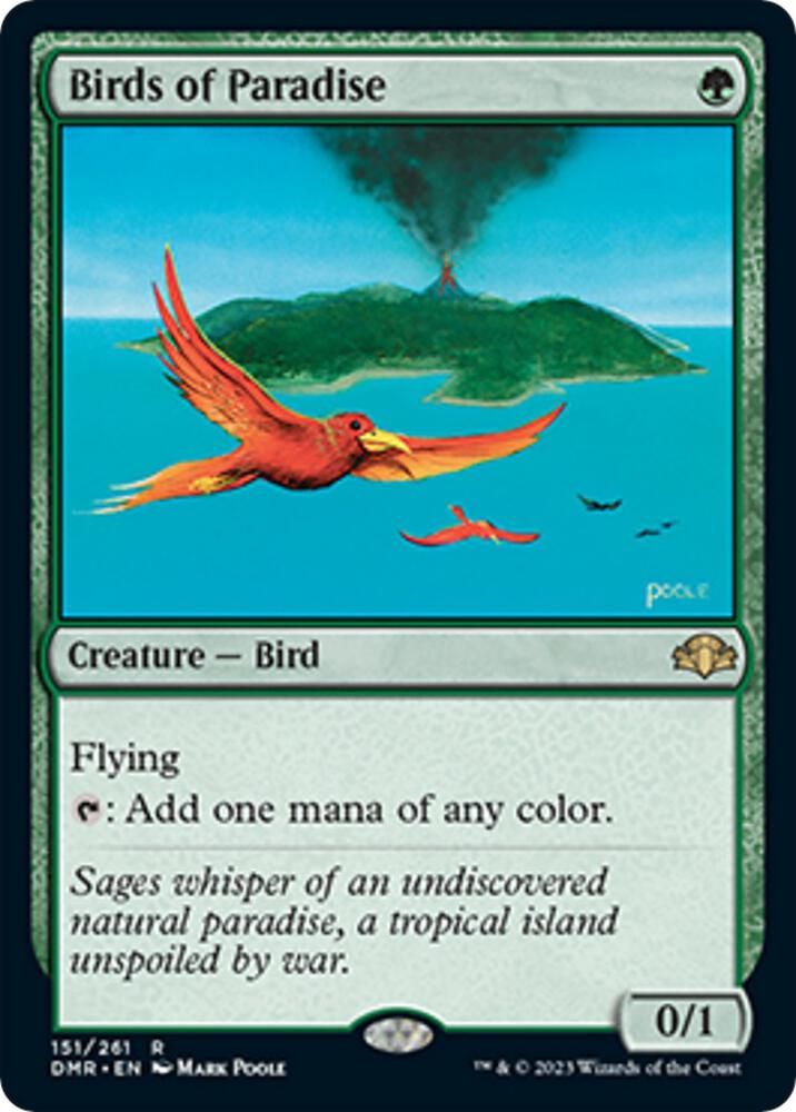 SJ Birds of Paradise - Dominaria Remastered (DMR) Dominaria Remastered Foil