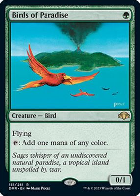 SJ Birds of Paradise - Dominaria Remastered (DMR) Dominaria Remastered Foil
