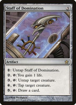 SJ Staff of Domination - Fifth Dawn (5DN) Fifth Dawn Foil