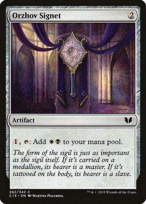 Orzhov Signet 262/342 - Commander 2015 (C15)