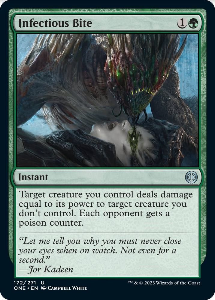 GA Infectious Bite - Phyrexia: All Will Be One (ONE) Phyrexia: All Will Be One Foil