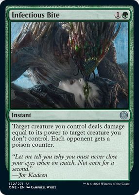 GA Infectious Bite - Phyrexia: All Will Be One (ONE) Phyrexia: All Will Be One Foil