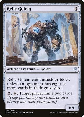 GA Relic Golem - Zendikar Rising (ZNR) Zendikar Rising Foil