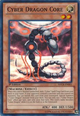 SH Cyber Dragon Core - SDCR-EN001 - Super Rare 1st Edition Structure Deck: Cyber Dragon Revolution 1st Edition Singles