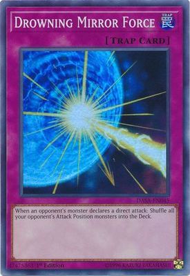 SH Drowning Mirror Force - DASA-EN045 - Super Rare 1st Edition Dark Saviors 1st Edition Singles