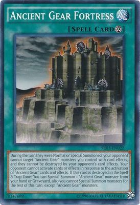 GA Ancient Gear Fortress - SR03-EN022 - Common Unlimited Structure Deck: Machine Reactor Unlimited Singles