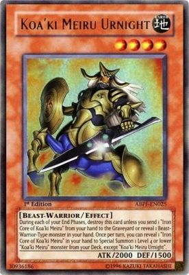 SH Koa&#39;Ki Meiru Urnight - ABPF-EN025 - Ultra Rare 1st Edition Absolute Powerforce [ABPF] 1st Edition Singles