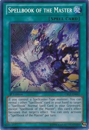 Spellbook of the Master - CBLZ-EN062 - Secret Rare 1st Edition Cosmo Blazer 1st Edition Singles *Espanol*